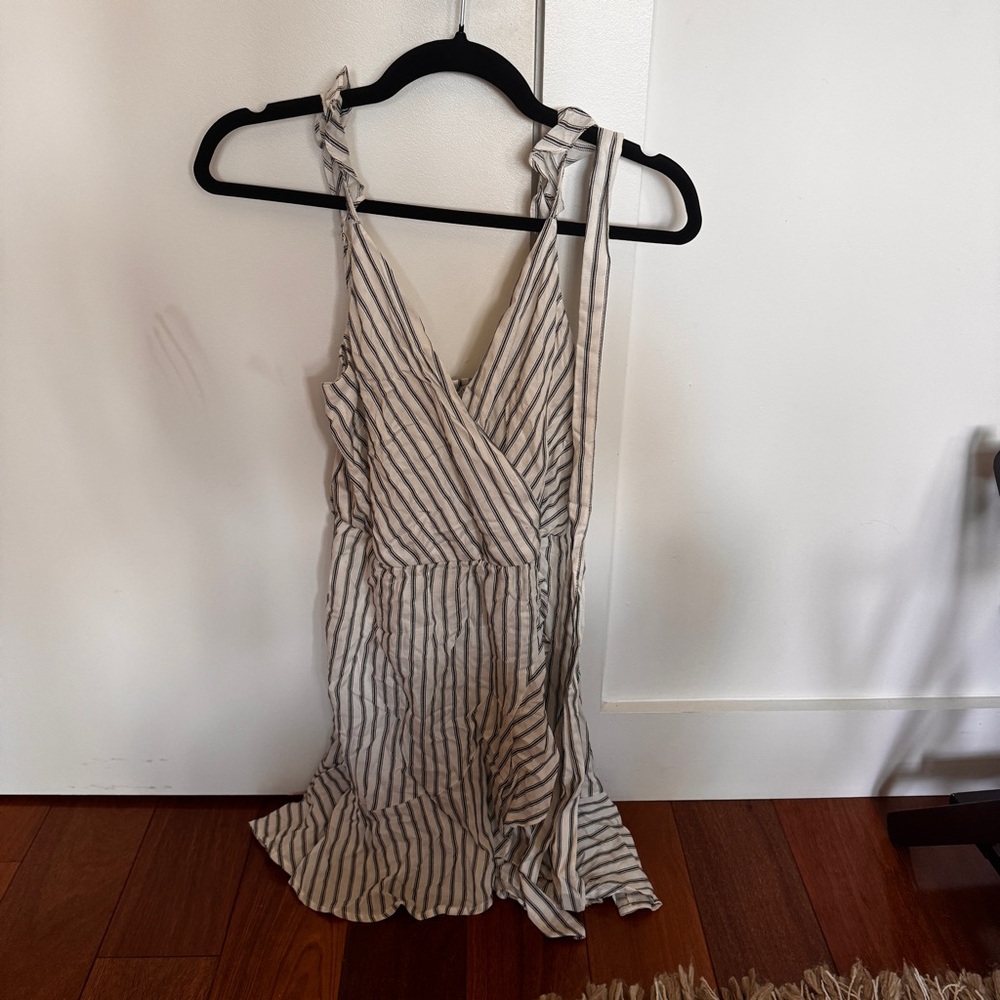 Striped Short Romper